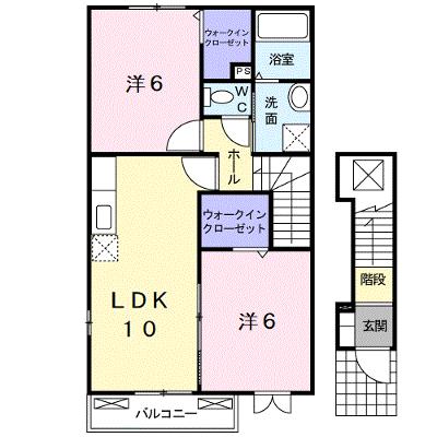 ラ　フォンテーヌＢ 201【管理NO：1-014505802-02010】 ★家具家電は申し込み後に搬入します★の物件画像