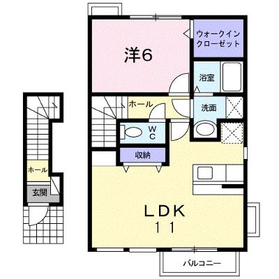 メゾネット　アイＢ 202【管理NO：1-013611602-02020】 ★家具家電は申し込み後に搬入します★の物件画像