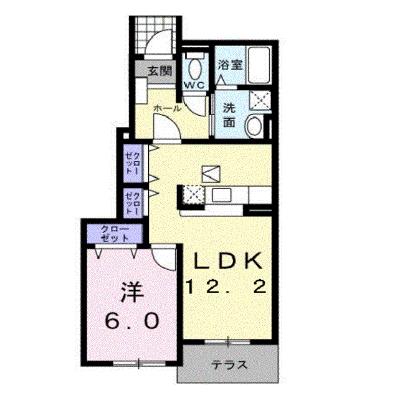 サンソーレ　Ｂ 102【管理NO：1-013229302-01020】 ★家具家電は申し込み後に搬入します★の物件画像