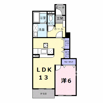 サンソーレ　Ａ 101【管理NO：1-013229301-01010】 ★家具家電は申し込み後に搬入します★の物件画像