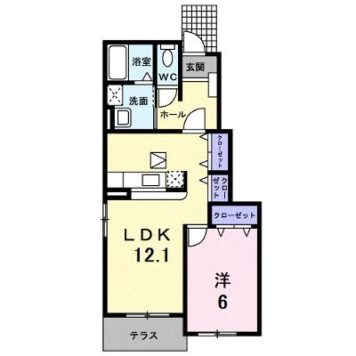 チェリッシュ 104【管理NO：1-013171101-01040】 ★家具家電は申し込み後に搬入します★の物件画像