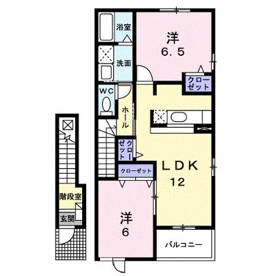 ラルジュグリーンＤ 202【管理NO：1-013101002-02020】 ★家具家電は申し込み後に搬入します★の物件画像