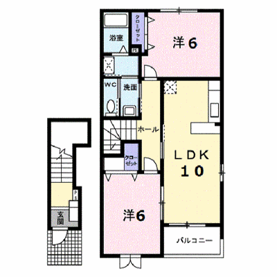サンリット　パレスＡ 203【管理NO：1-012862101-02030】 ★家具家電は申し込み後に搬入します★の物件画像