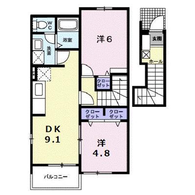 アップロードＡ 202【管理NO：1-012746501-02020】 ★家具家電は申し込み後に搬入します★の物件画像