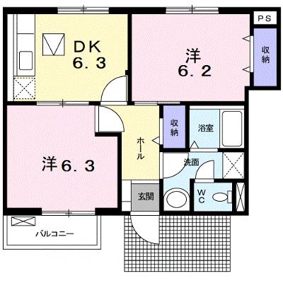 シャン．ド．フルール 103【管理NO：1-012433001-01030】 ★家具家電は申し込み後に搬入します★の物件画像