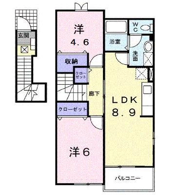 フロール清風Ｂ 201【管理NO：1-012037701-02010】 ★家具家電は申し込み後に搬入します★の物件画像