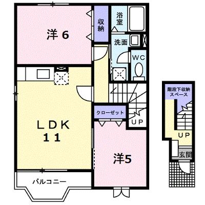 ドゥーロジュマン 201【管理NO：1-011615401-02010】 ★家具家電は申し込み後に搬入します★の物件画像