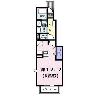 ベルシティＳａｔｏ　Ｂ 103【管理NO：1-011236402-01030】 ★家具家電は申し込み後に搬入します★の物件画像
