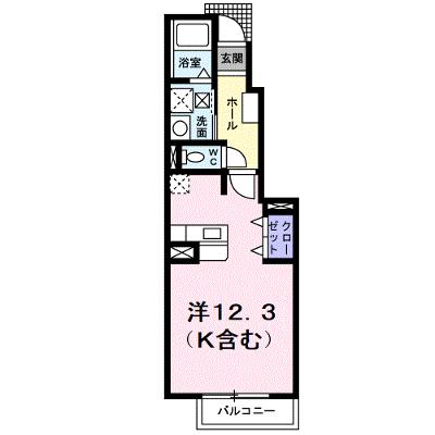 ベルシティＳａｔｏ　Ａ 102【管理NO：1-011236401-01020】 ★家具家電は申し込み後に搬入します★の物件画像