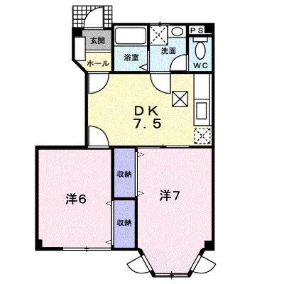 メゾン・ド・ファミール 102【管理NO：1-010262301-01020】 ★家具家電は申し込み後に搬入しますの物件画像