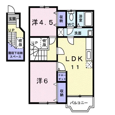ツインクレスト　Ａ 202【管理NO：1-006999801-02020】 ★家具家電は申し込み後に搬入します★の物件画像