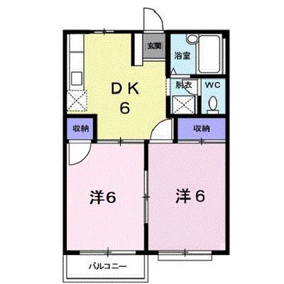 エルディム和 202【管理NO：1-004803901-02020】 ★家具家電は申し込み後に搬入します★の物件画像
