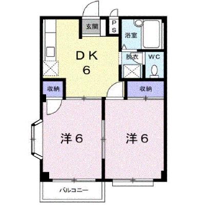 千田ハイツ 204【管理NO：1-004261601-02040】 ★家具家電は申し込み後に搬入します★の物件画像