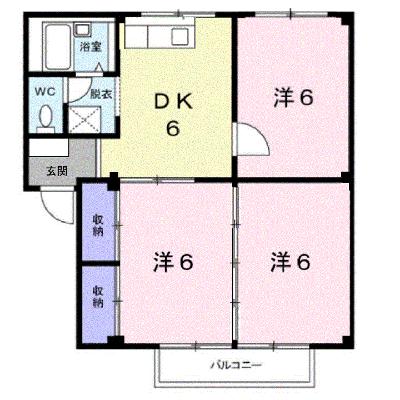 エメラルドハイツ 202【管理NO：1-003202401-02020】 ★家具家電は申し込み後に搬入します★の物件画像