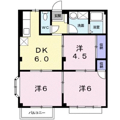 エルディムルナＡ 204【管理NO：1-003153801-02040】 ★家具家電は申し込み後に搬入します★の物件画像