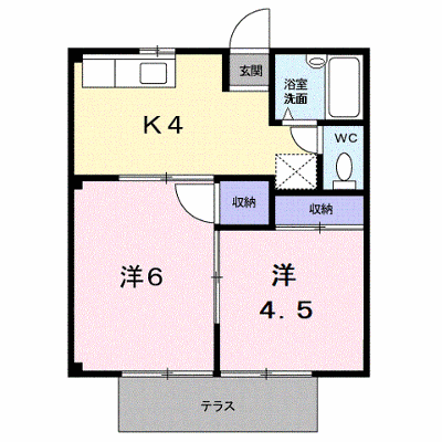 シティハイツ神辺 104【管理NO：1-001787501-01040】 ★家具家電は申し込み後に搬入します★の物件画像