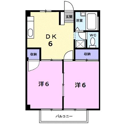 シティハイツ高木Ａ 204【管理NO：1-001654301-02040】 ★家具家電は申し込み後に搬入します★の物件画像