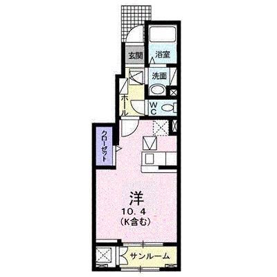 グッドラック 102【管理NO：1-026175101-01020】 ★家具家電は申し込み後に搬入します 2026年07月中旬入居可能の物件画像
