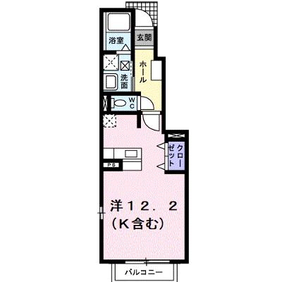 ＰｌａｃｉｄｏおのみちＡ 102【管理NO：1-015065001-01020】 ★家具家電は申し込み後に搬入しますの物件画像
