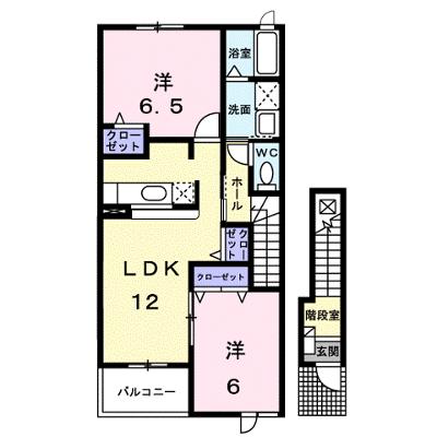 カーサ・アンソレイエ 204【管理NO：1-013692501-02040】 ★家具家電は申し込み後に搬入します★の物件画像