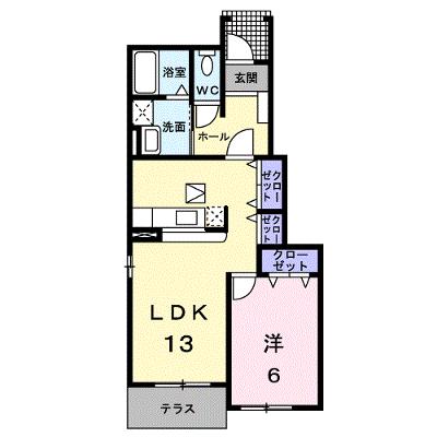コントラーダＡ 103【管理NO：1-012968801-01030】 ★家具家電は申し込み後に搬入しますの物件画像