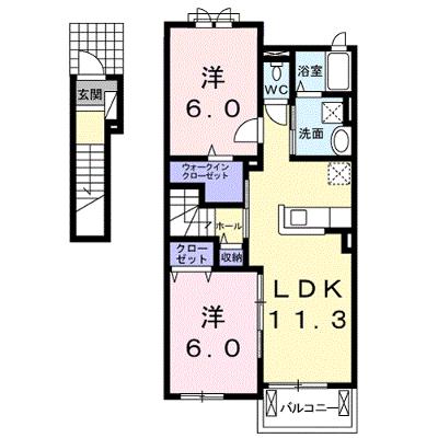 アマーレ・リナ 202【管理NO：1-024057701-02020】 ★家具家電は申し込み後に搬入します 2026年07月中旬入居可能の物件画像