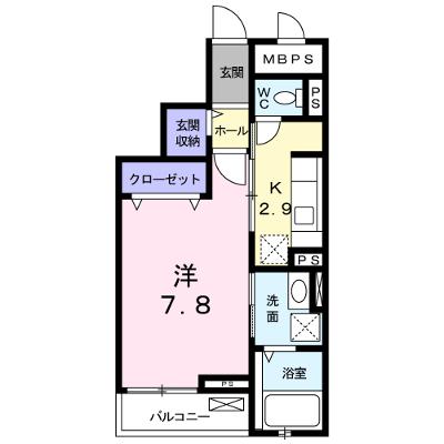 メゾン・グランドゥール 302【管理NO：1-016844201-03020】 ★家具家電は申し込み後に搬入します 2026年07月下旬入居可能の物件画像