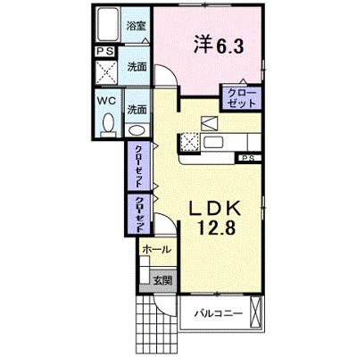 ソレイユ 102【管理NO：1-013877701-01020】 ★家具家電は申し込み後に搬入します★の物件画像