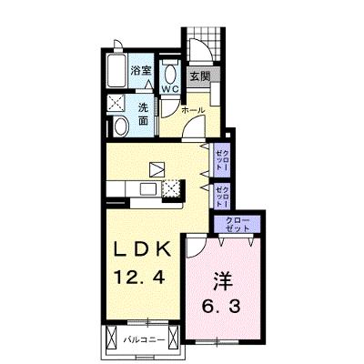 ベルメゾン福地Ｄ 102【管理NO：1-013744901-01020】 ★家具家電は申し込み後に搬入しますの物件画像
