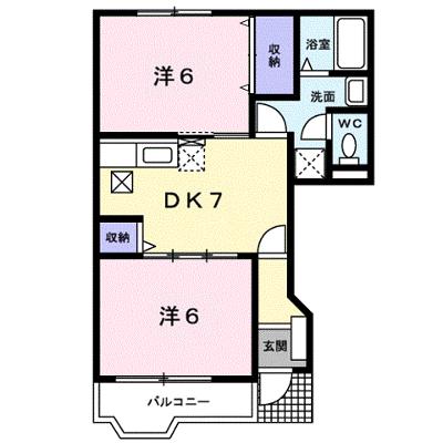 ベルメゾン福地Ａ 102【管理NO：1-012344301-01020】 ★家具家電は申し込み後に搬入します★の物件画像