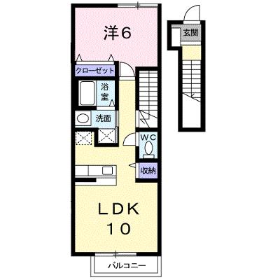 サプリーム２ 202【管理NO：1-011793401-02020】 ★家具家電は申し込み後に搬入します★の物件画像