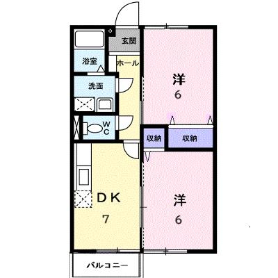 エヴァーグリーン上田Ａ 202【管理NO：1-009443601-02020】 ★家具家電は申し込み後に搬入します★の物件画像