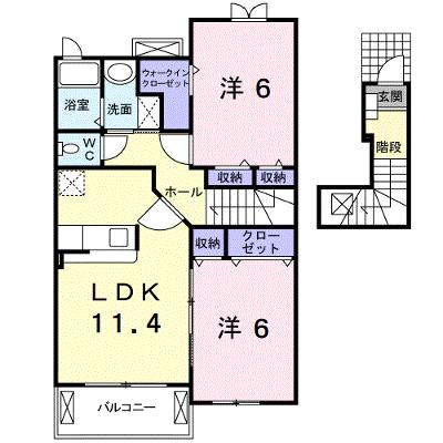 グリーンハイツＤ 203【管理NO：1-014500902-02030】 ★家具家電は申し込み後に搬入しますの物件画像