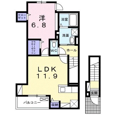 ファイン　コート 201【管理NO：1-025169001-02010】 ★家具家電は申し込み後に搬入します 2026年08月上旬入居可能の物件画像