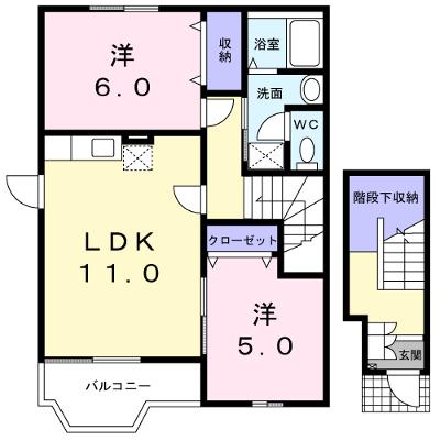 ソレイユⅠ 201【管理NO：1-010656601-02010】 ★家具家電は申し込み後に搬入します★の物件画像