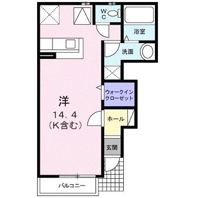 コピオーネＡ 102【管理NO：1-013872701-01020】 ★家具家電は申し込み後に搬入します★の物件画像