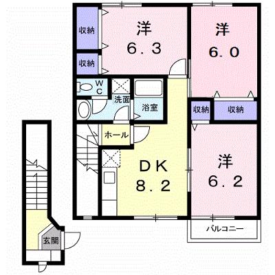 シャルムＣ 202【管理NO：1-011455701-02020】 ★家具家電は申し込み後に搬入しますの物件画像