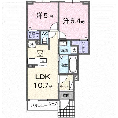 エトワールＡ 102【管理NO：1-028604301-01020】 ★家具家電は申し込み後に搬入します★ ★2027年01月下旬入居可能★の物件画像