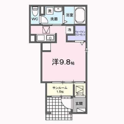 サニーガーデンＹ 102【管理NO：1-027638401-01020】 ★家具家電は申し込み後に搬入します★の物件画像