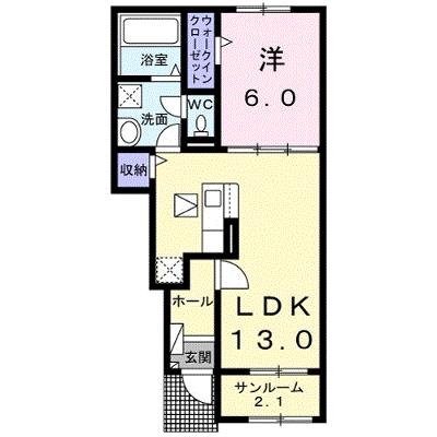 エテルノⅠ 103【管理NO：1-026960901-01030】 ★家具家電は申し込み後に搬入します★の物件画像