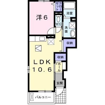ウィステリアガーデン　Ｃ 101【管理NO：1-017056001-01010】 ★家具家電は申し込み後に搬入します★の物件画像
