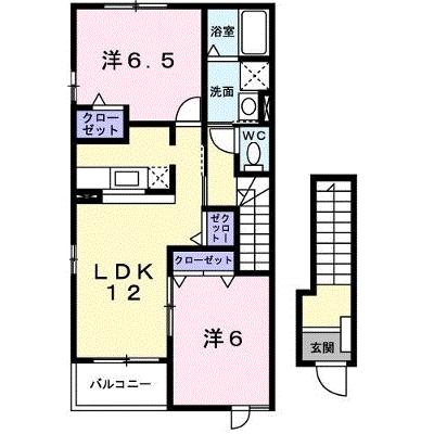 ダンデライオンＣ 201【管理NO：1-014191701-02010】 ★家具家電は申し込み後に搬入しますの物件画像