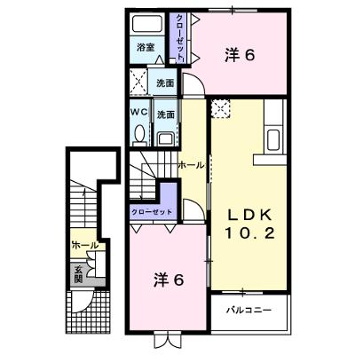 グレースカントリーⅡ 203【管理NO：1-013935102-02030】 ★家具家電は申し込み後に搬入しますの物件画像