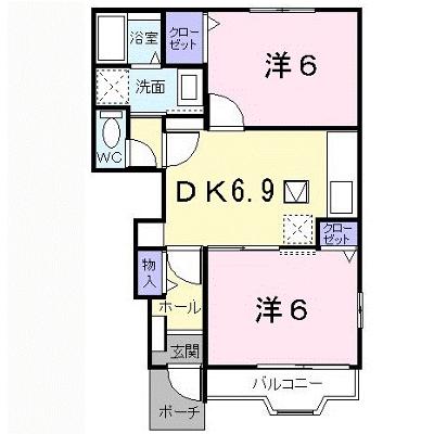 プリティ－ユニゾン 104【管理NO：1-013728801-01040】 ★家具家電は申し込み後に搬入しますの物件画像