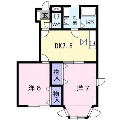シャンブレーヌ　Ａ 101【管理NO：1-011614801-01010】 ★家具家電は申し込み後に搬入しますの物件画像