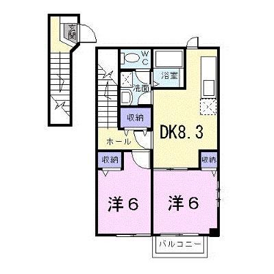 サンコーポミヤケ 201【管理NO：1-010698501-02010】 ★家具家電は申し込み後に搬入しますの物件画像