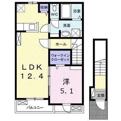 ライスガーデン　Ⅰ 202【管理NO：1-027375001-02020】 ★家具家電は申し込み後に搬入します★ ★2026年09月中旬入居可能★の物件画像