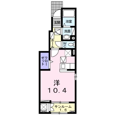 Ｌ．ラシック　古市橋 101【管理NO：1-026963901-01010】 ★家具家電は申し込み後に搬入します★の物件画像