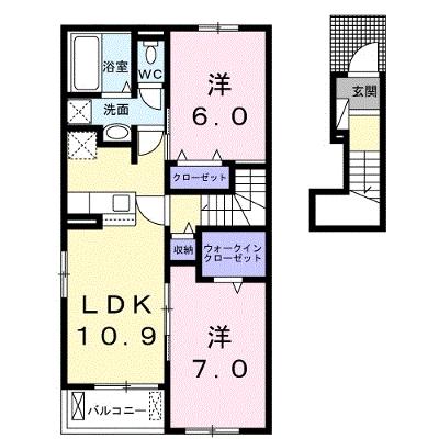 ベルコートＢ 202【管理NO：1-026413802-02020】 ★家具家電は申し込み後に搬入しますの物件画像