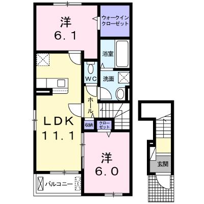 ル・メイユールマヨ　Ⅰ 201【管理NO：1-026084201-02010】 ★家具家電は申し込み後に搬入しますの物件画像